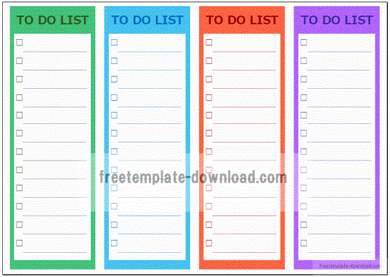 free to do list template